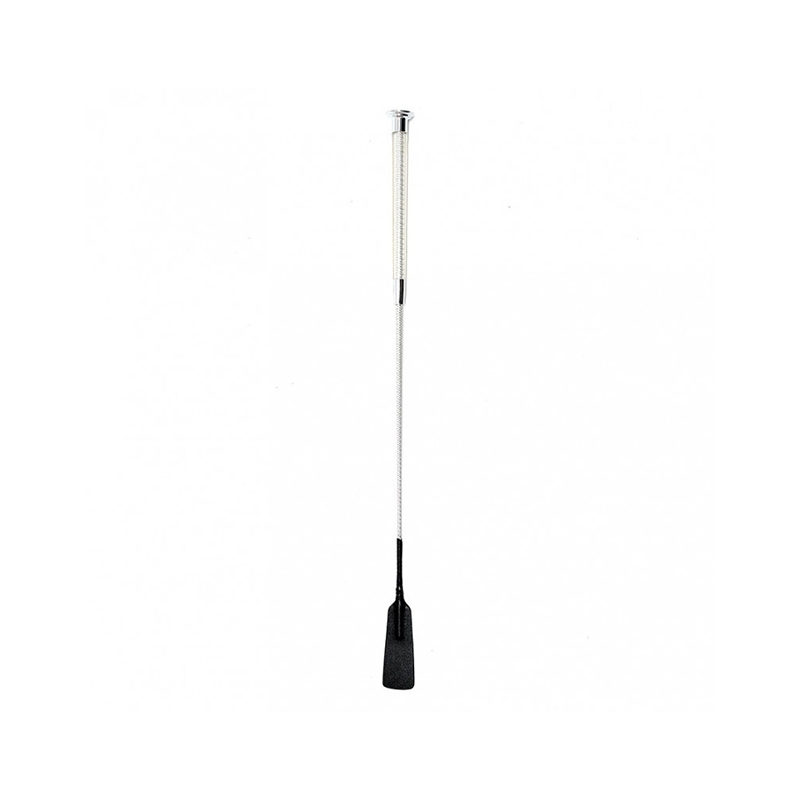 Paardrijzweep Met Transparant Handvat - Desireshop.nl