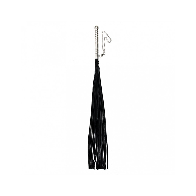 Suède Zweep Met Aluminium Handvat - Desireshop.nl