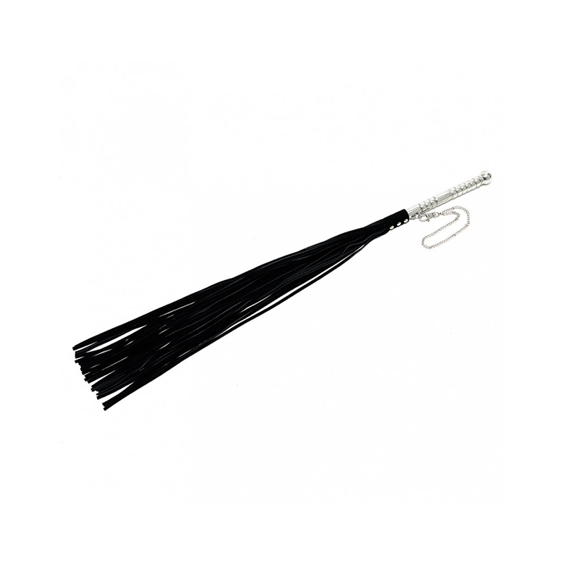 Suède Zweep Met Aluminium Handvat - Desireshop.nl