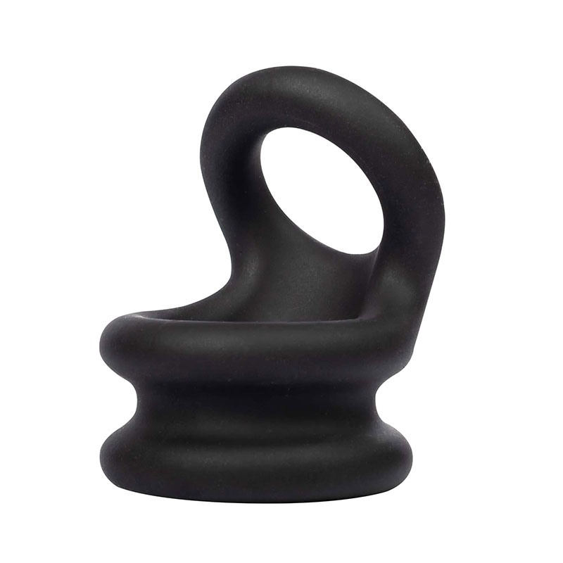 Rimba – Siliconen Cockring & Ballstretcher - Desireshop.nl