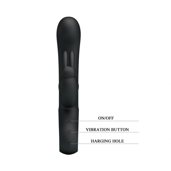 Pretty Love Webb Black - Rabbitvibrator - Desireshop - Alkmaar