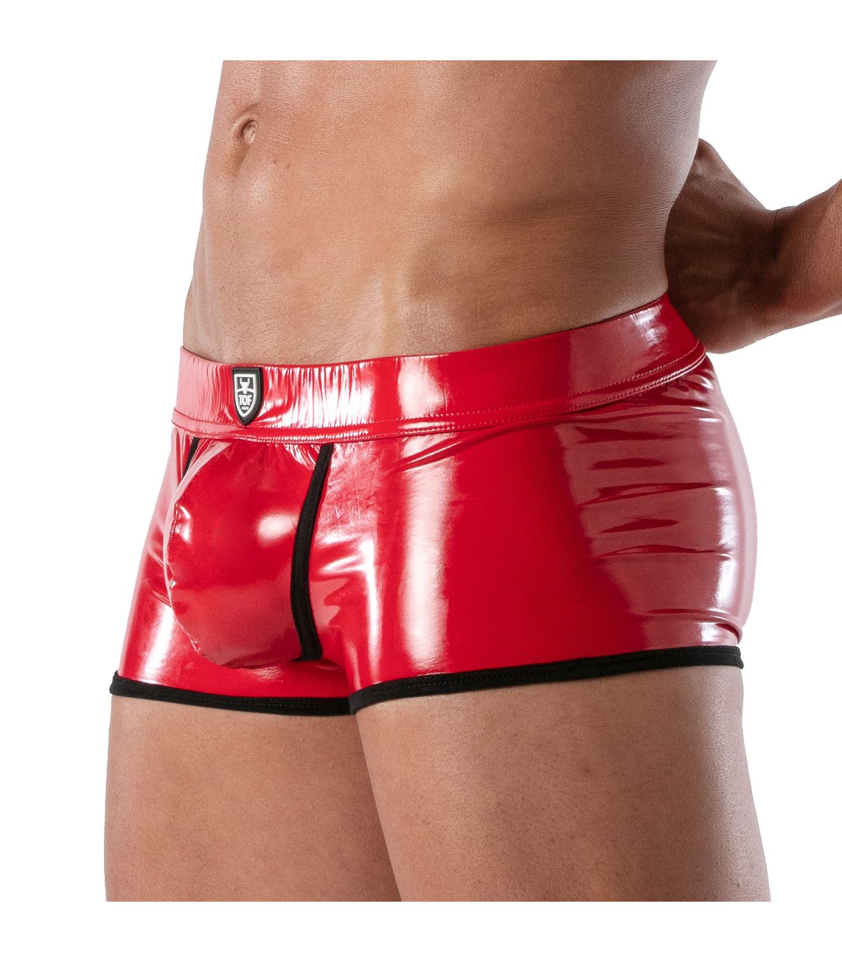 TOF-Paris - Stretchvinyl Boxershort Rood - Afbeelding 4