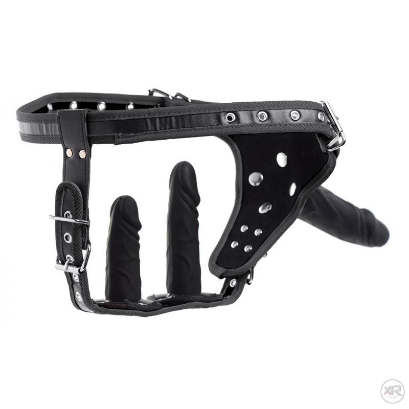 Double Penetration Strap On Harness - Desireshop.nl