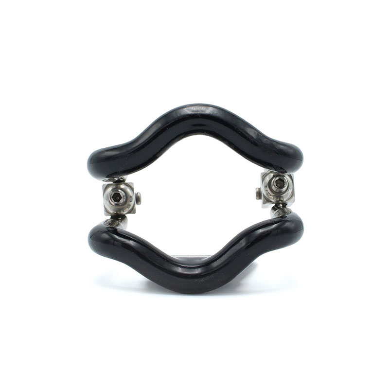 Stalen kaakslot met zwarte coating - Desireshop.nl