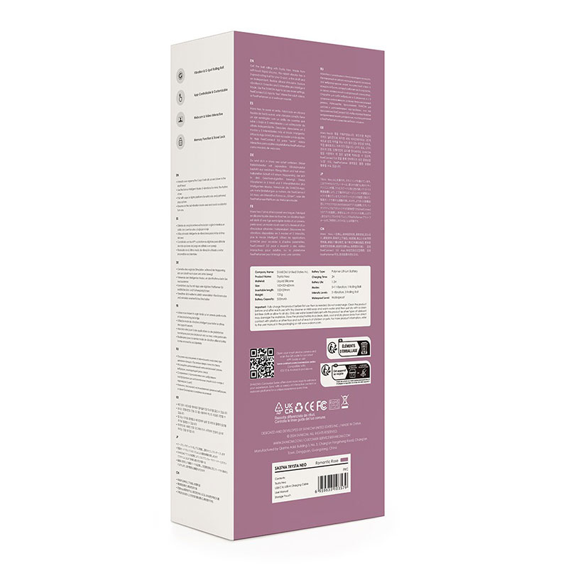 SVAKOM - Trysta Neo Rabbit Vibrator with G-Spot Ball - Desireshop.nl