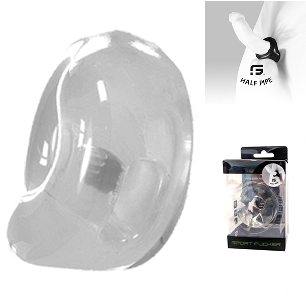 Sport Fucker Half Pipe Cockring Clear - Desireshop.nl