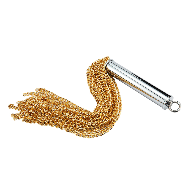 Kettingzweep met ingebouwde plug Gold - Afbeelding 6