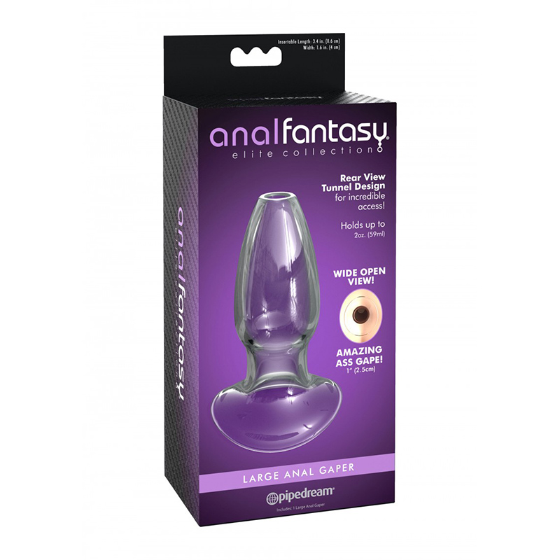 Large Anal Gaper open tunnel buttplug - Desireshop.nl