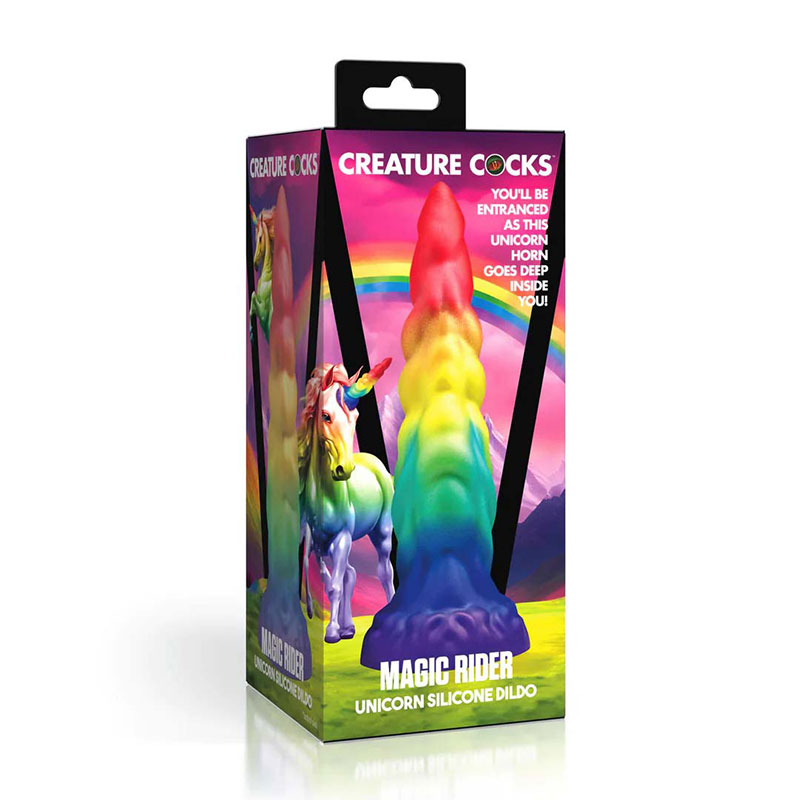 Magic Rider Unicorn Silicone Dildo - XR Brands - Desireshop.nl