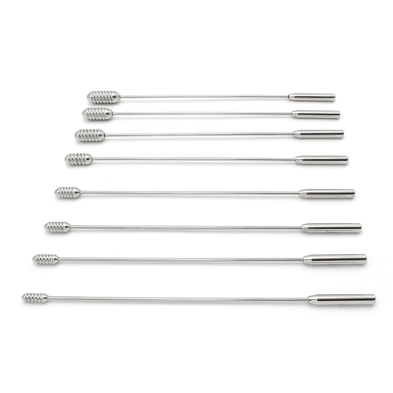 Urethral Sound Dilator Groved Beads Set 8 Pcs - Afbeelding 3