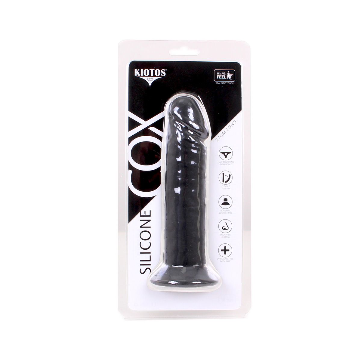 COX Black 034 Silicone Dildo - Desireshop.nl - Alkmaar