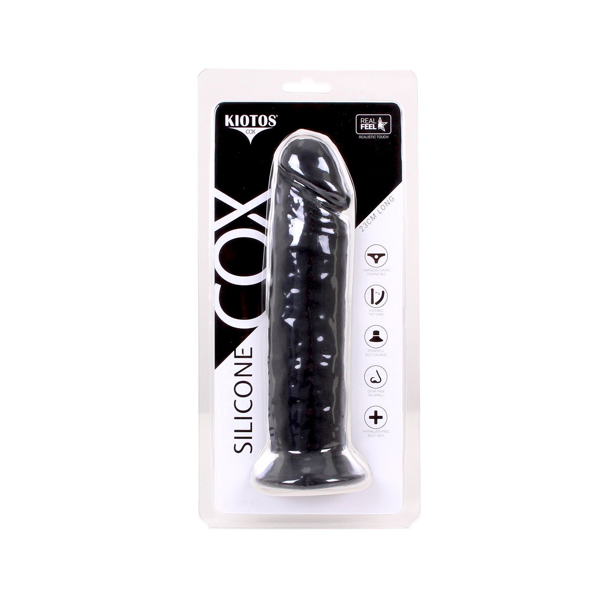 COX Black 035 Silicone Dildo - Desireshop.nl - Alkmaar